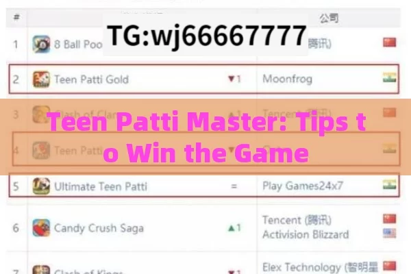 Teen Patti Master: Tips to Win the Game